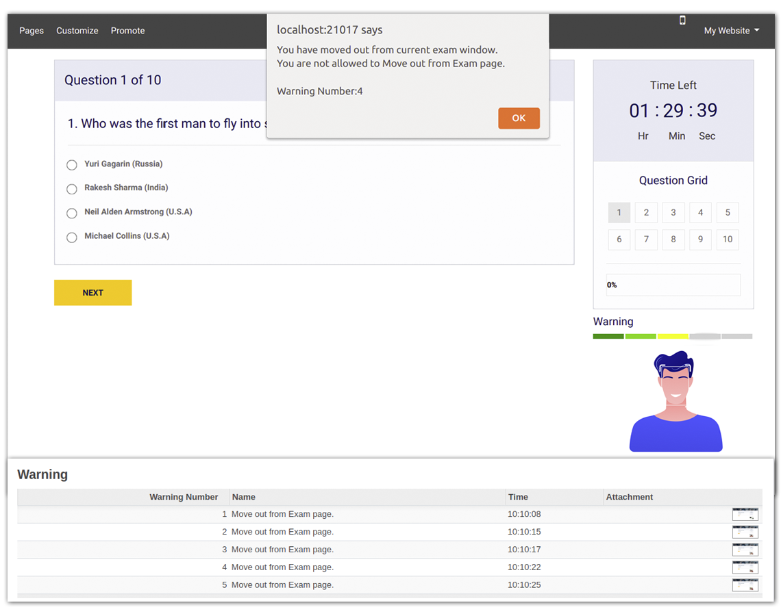 Take Automatic Screenshots