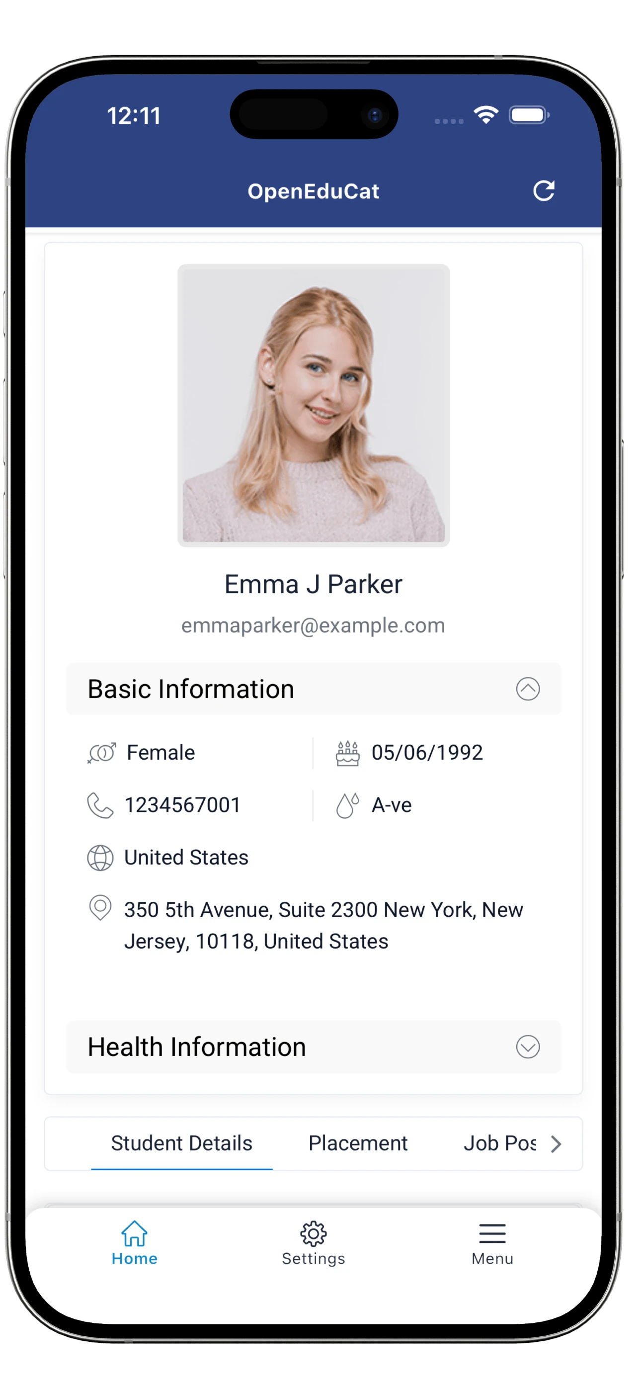 Parent View: Student Academic Dashboard