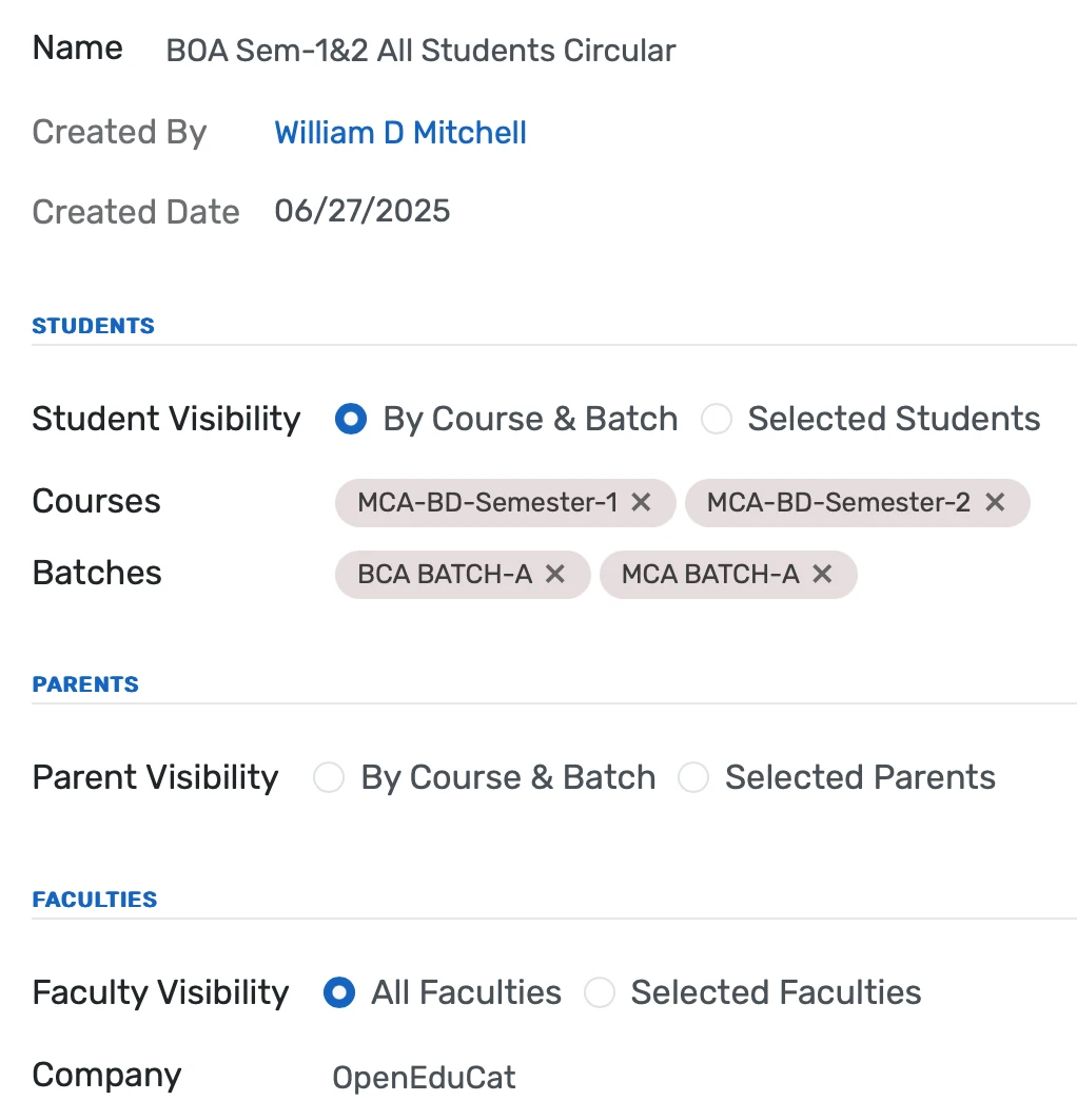 Scheduled Publishing & Notice Workflow Management