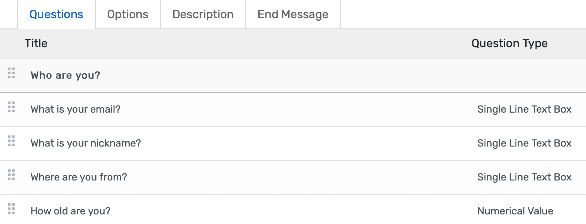 Adaptive Survey Instrument & Question Builder