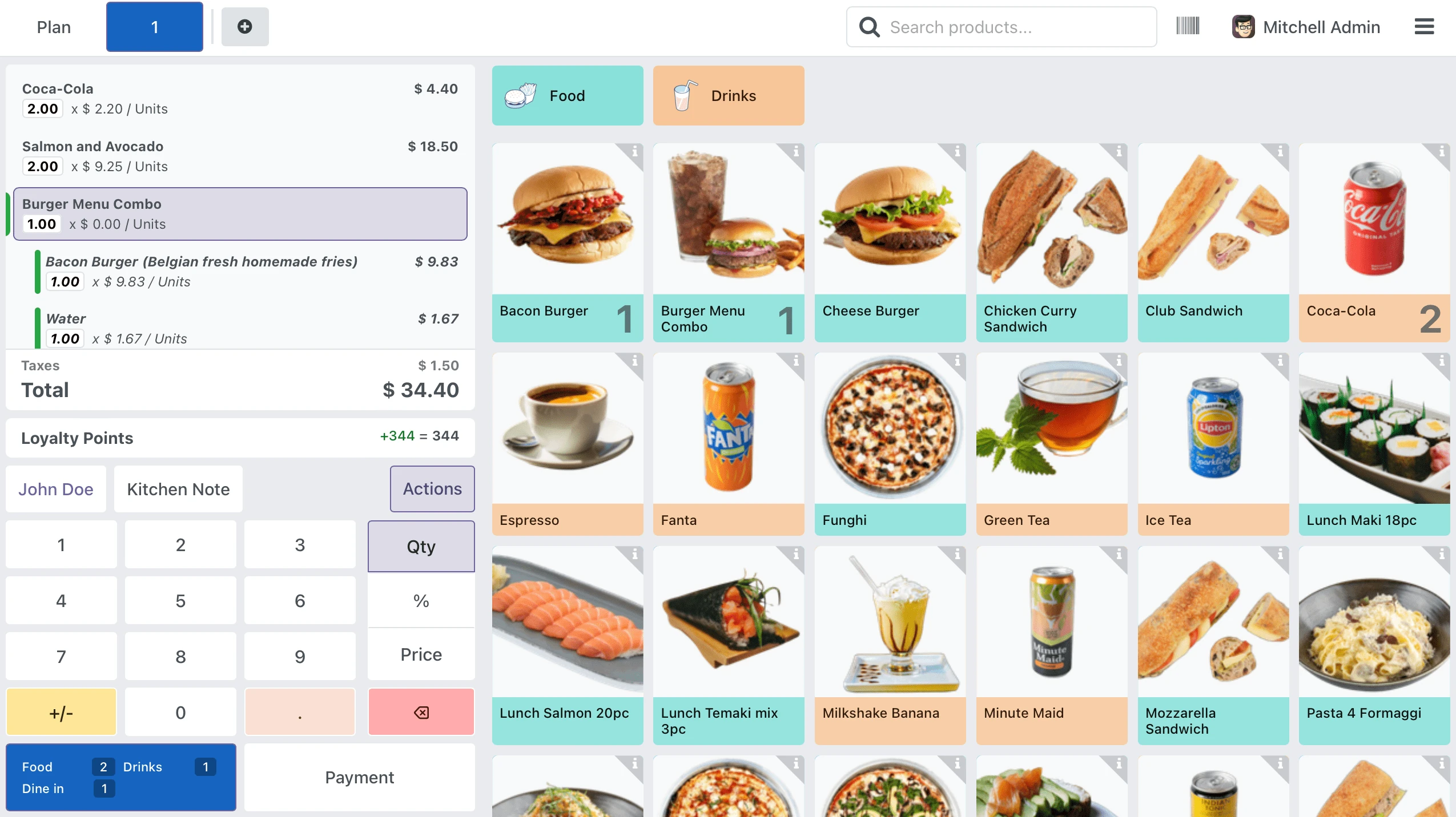Institutional Canteen POS & Sales Dashboard
