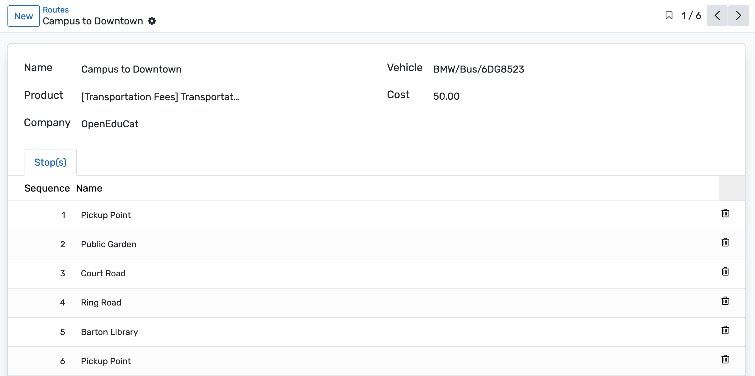 Advanced Bus Route Planning and Map Integration