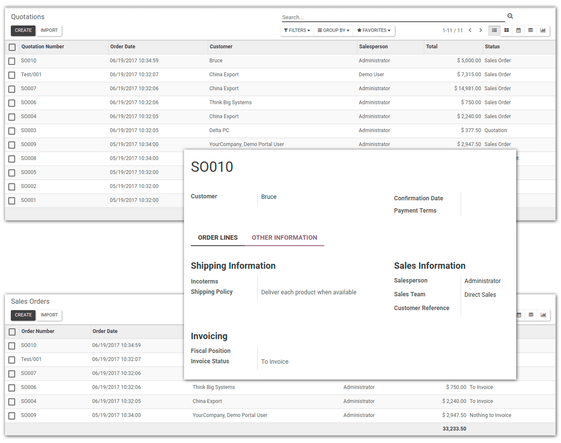 sales invoice