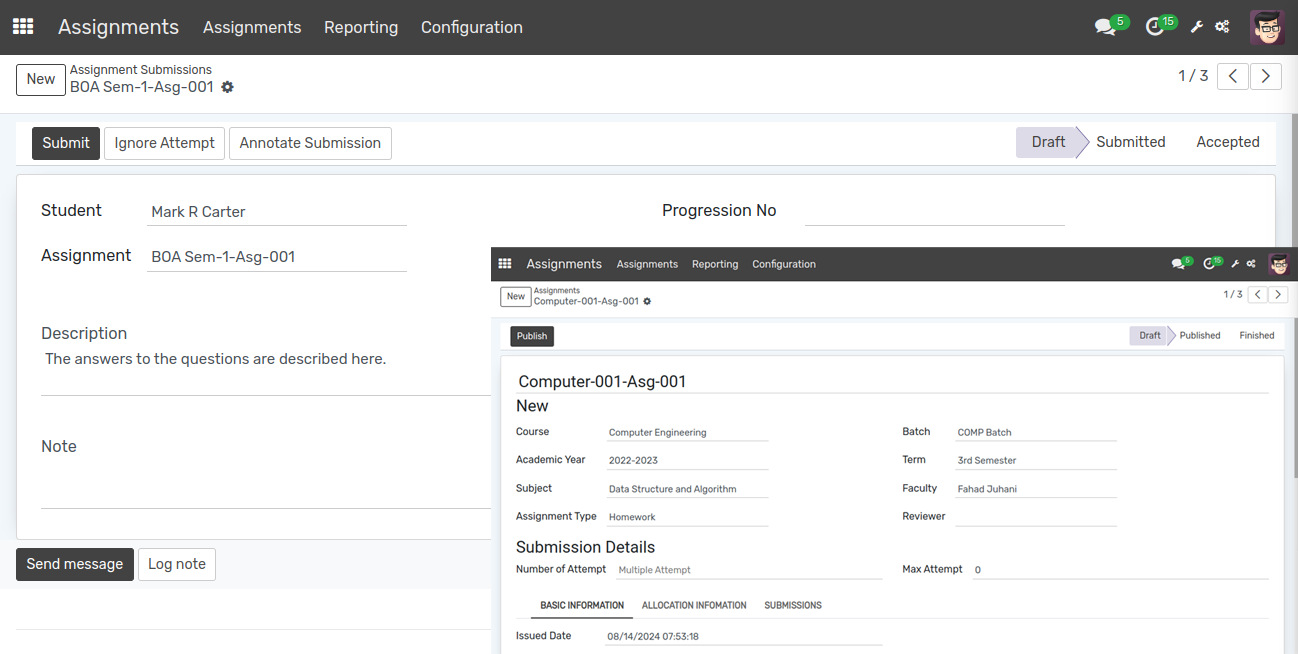 Assignment Management System