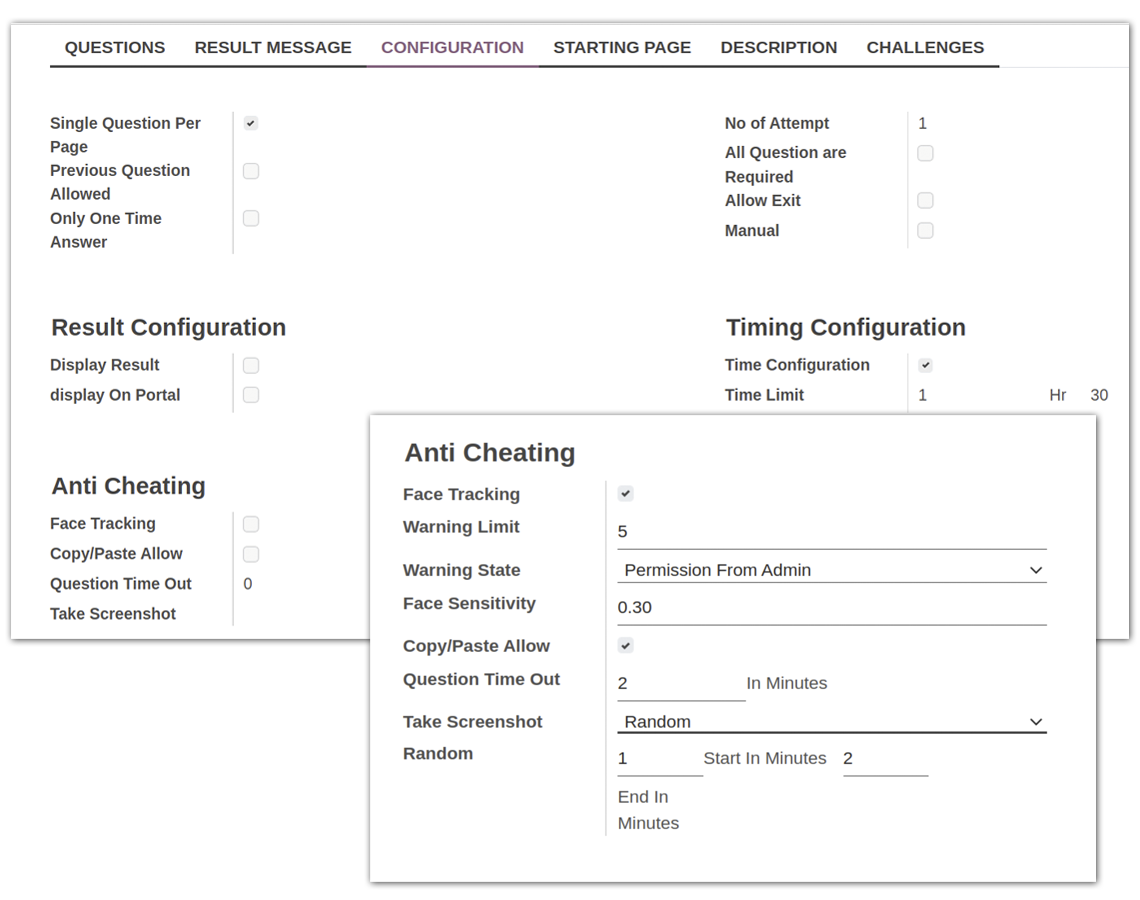 OpenEduCat Anti Cheating Tools