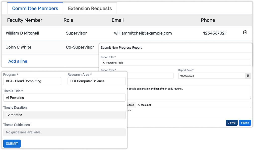 Smart Supervisor Assignment for Thesis Guidance Automatically assign thesis supervisors based on expertise and availability