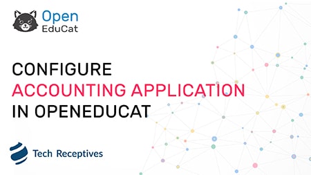 How to configure accounting                                                     application in OpenEduCat